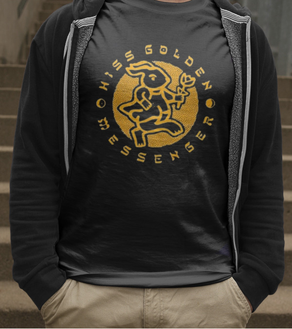 Hiss Golden Messenger Acid Rabbit T-Shirt
