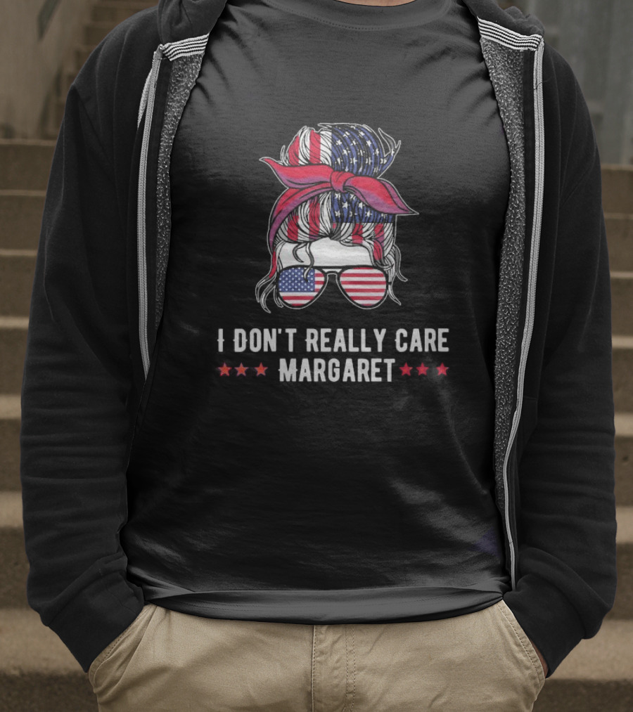 I Don’t Really Care Margaret American Flag Jd Vance T-Shirt