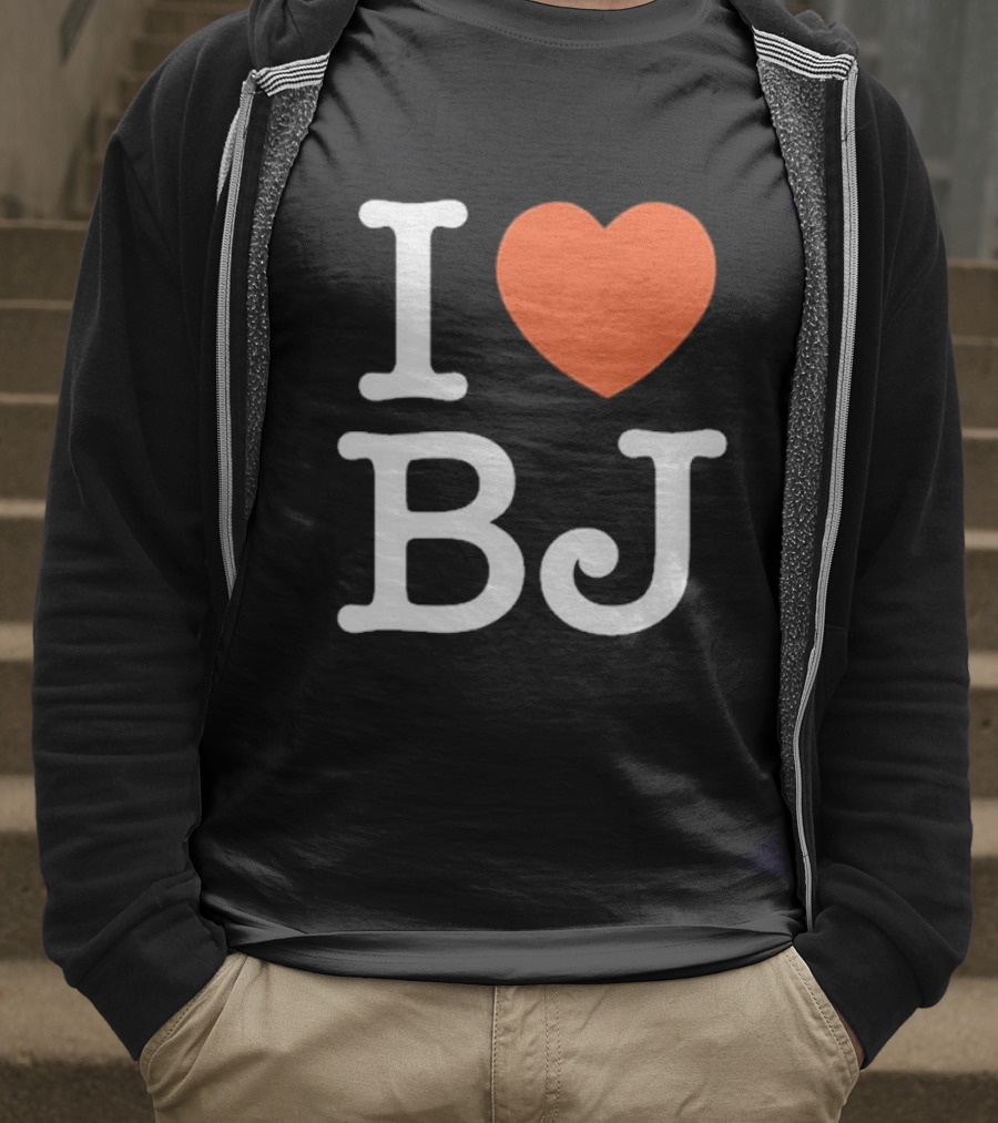I Love Bj Ben Johnson T-Shirt