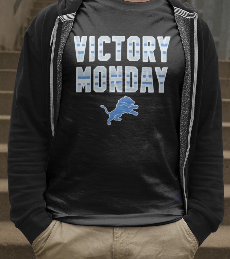 Victory Monday Detroit Lions Football Fan T-Shirt