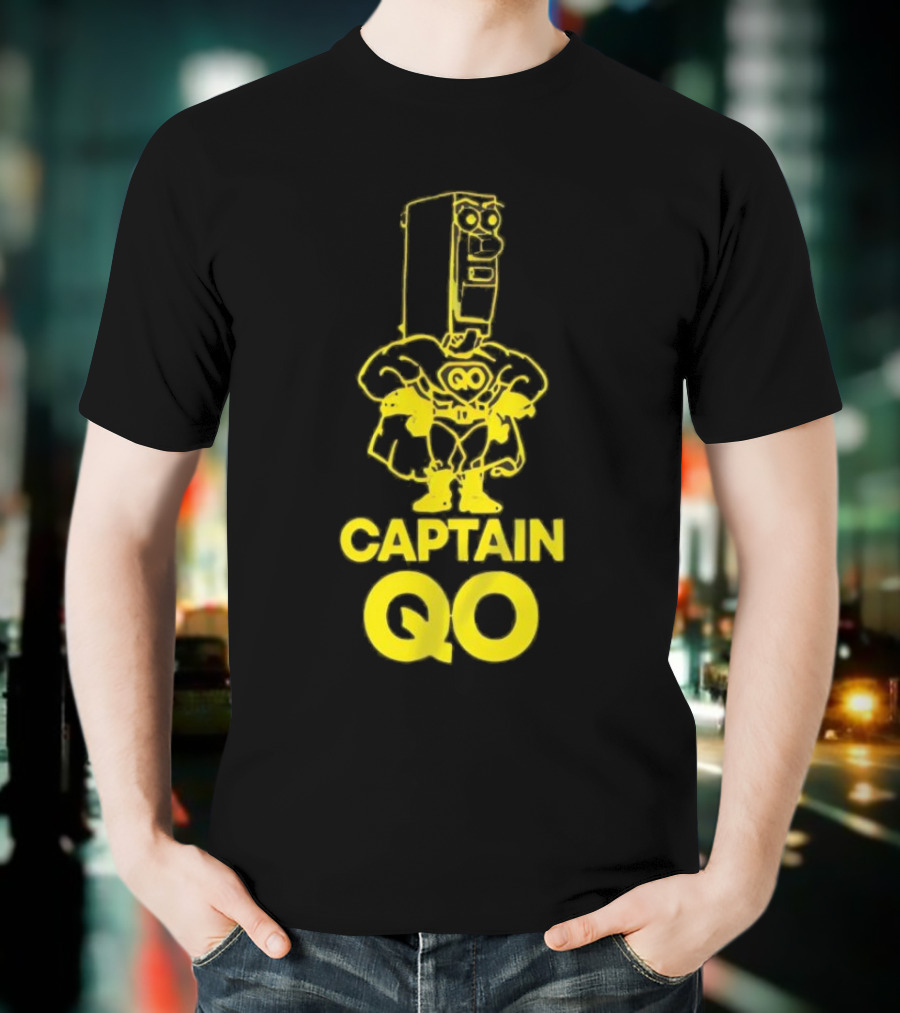 Captain QO Superhero The Big Bang Theory Comic T-Shirt