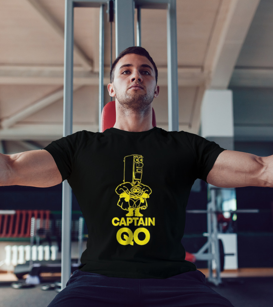 Captain QO Superhero The Big Bang Theory Comic T-Shirt