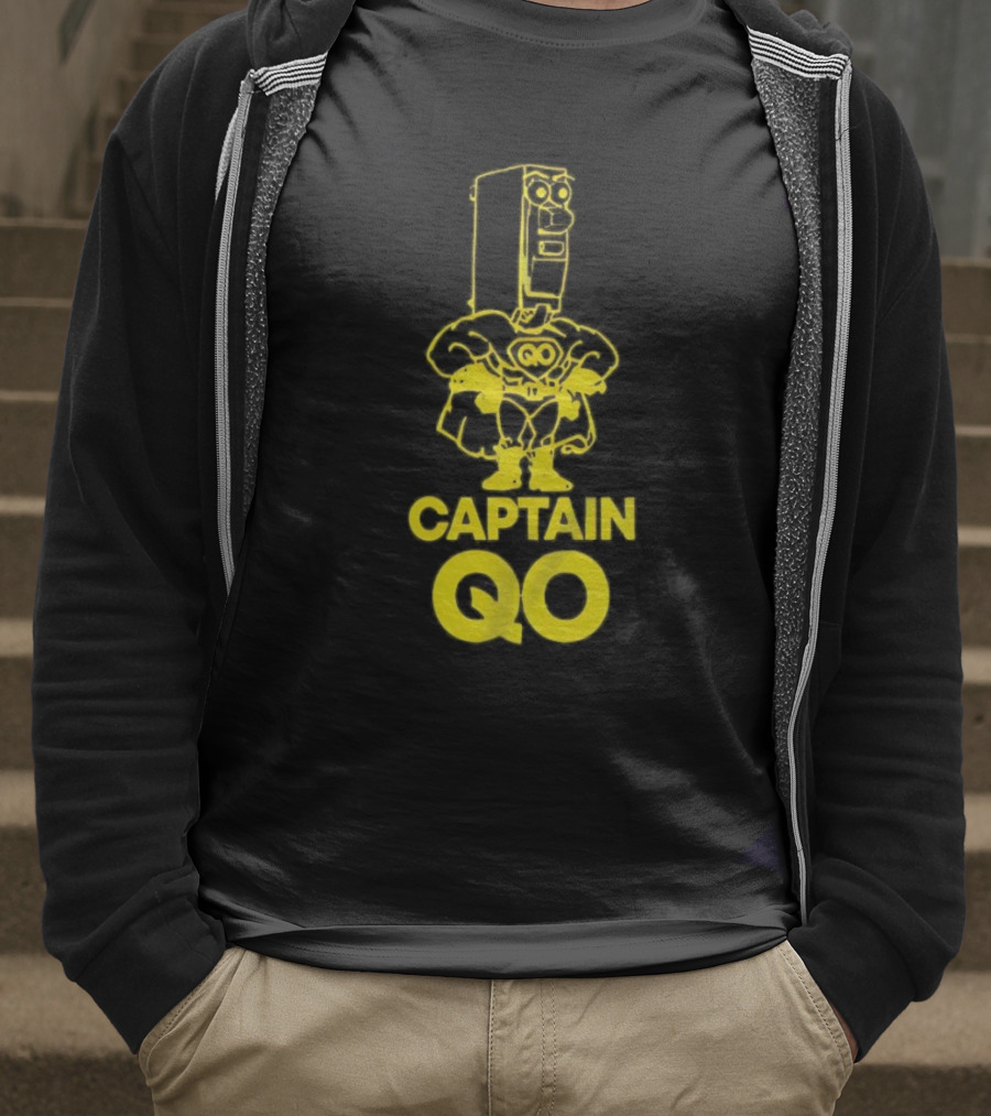 Captain QO Superhero The Big Bang Theory Comic T-Shirt