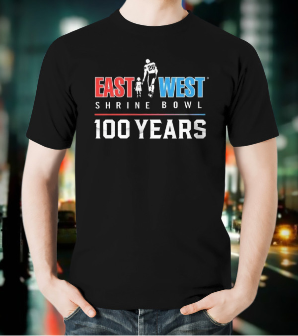 East West Shrine Bowl 2025 Celebrating 100 Years T-Shirt