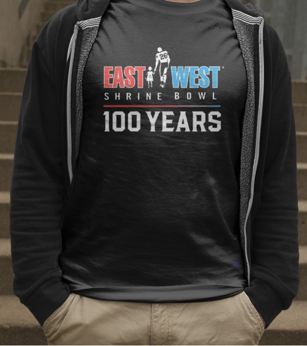 East West Shrine Bowl 2025 Celebrating 100 Years T-Shirt