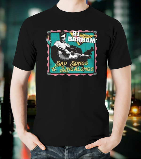 BJ Barham Sad Songs And Singalongs American Aquarium T-Shirt