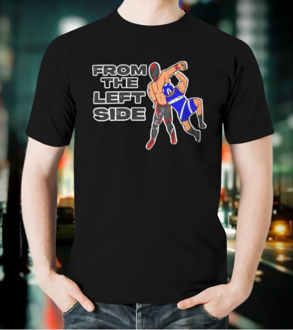 CM Punk From The Left Side Wrestling Cartoon T-Shirt