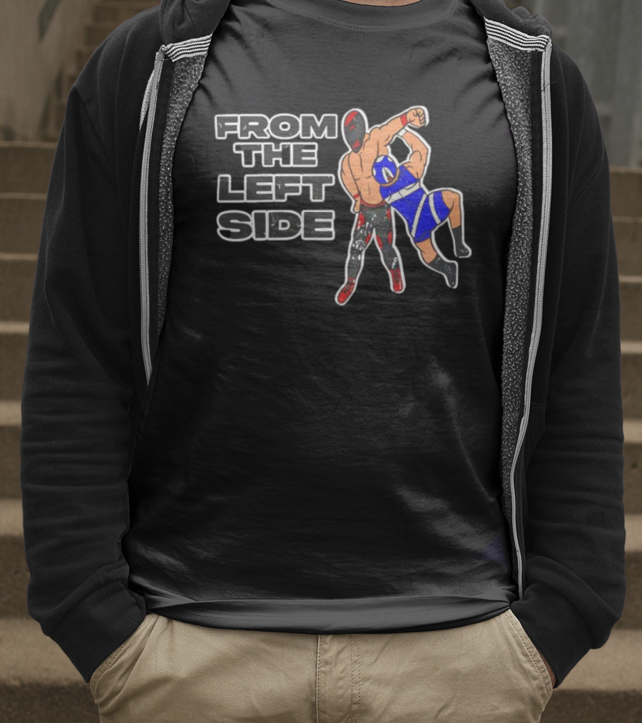 CM Punk From The Left Side Wrestling Cartoon T-Shirt