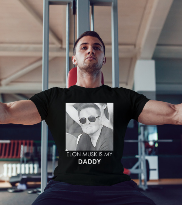 Elon Musk Is My Daddy Sunglasses Image T-Shirt
