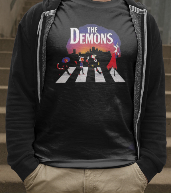 Hazbin Hotel Demons Walking Crosswalk T-Shirt