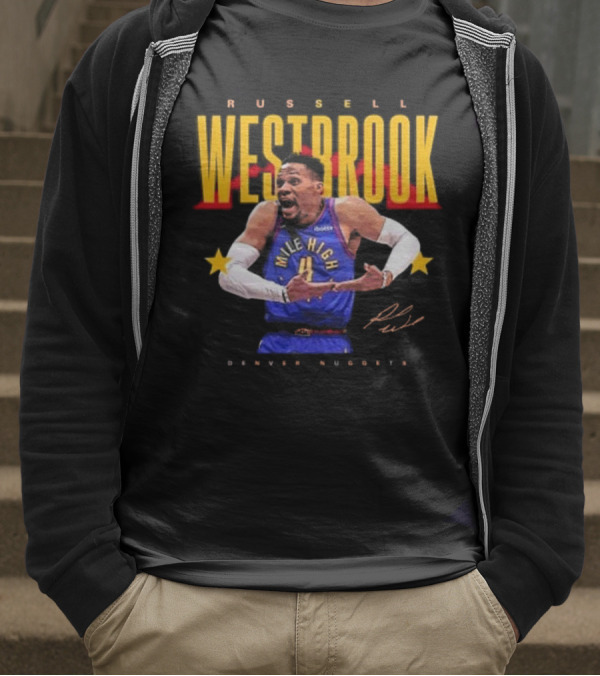 Russell Westbrook Mile High Denver Nuggets Signature T-Shirt