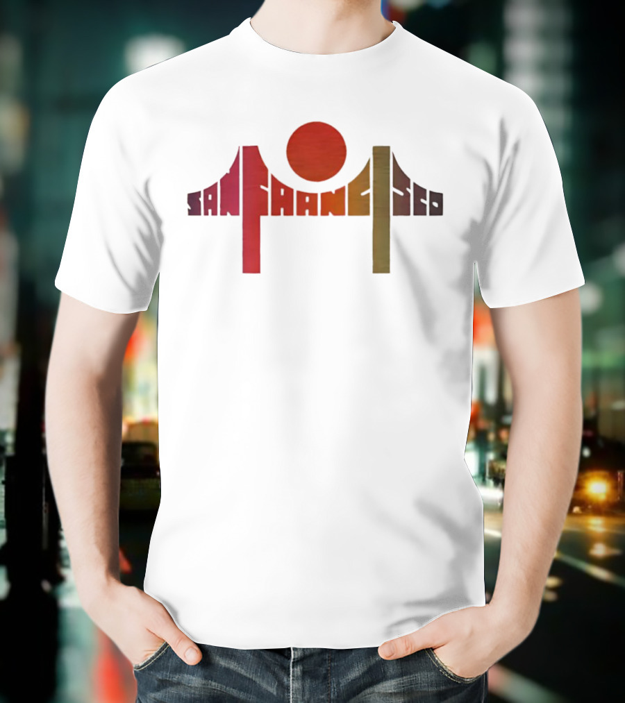 Death Proof Arlene San Francisco Golden Gate Bridge Sun T-Shirt