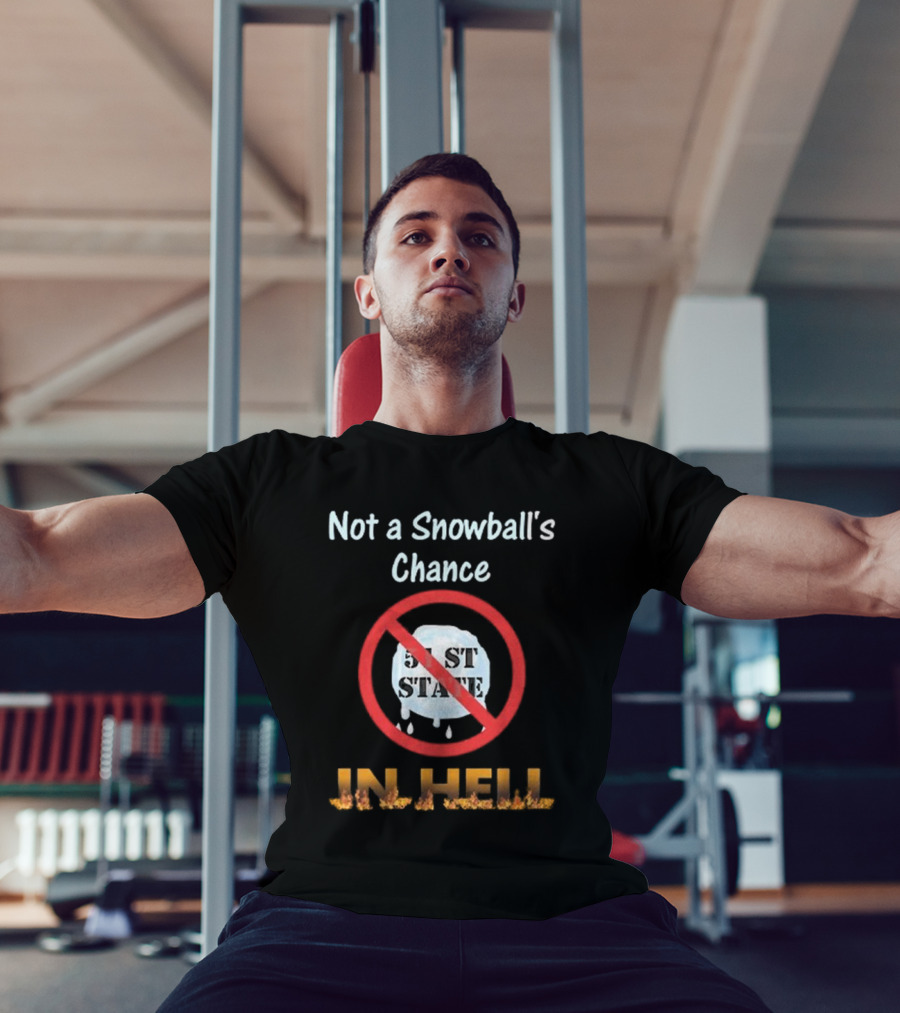 Not A Snowball's Chance 51st State No Way In Hell T-Shirt