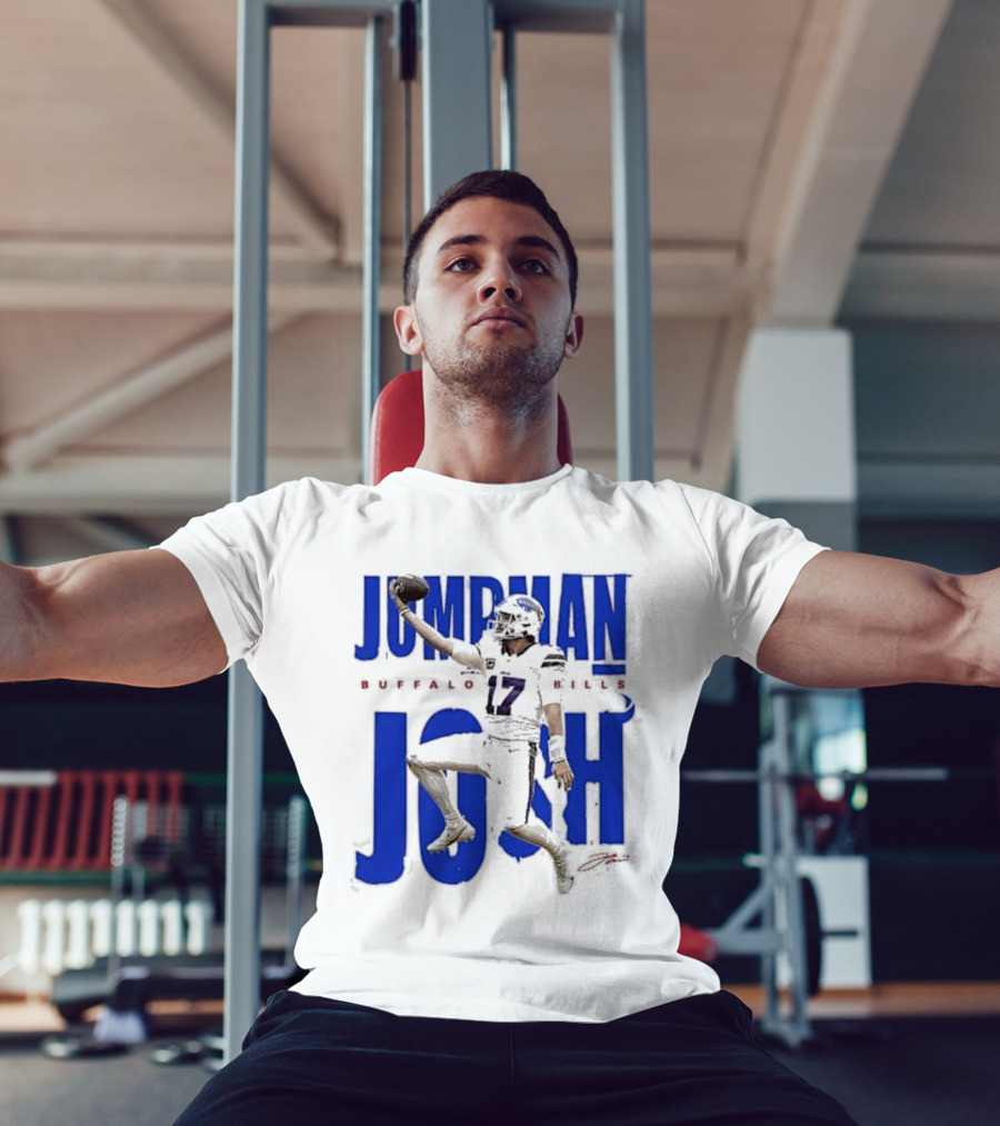 JUMPMAN JOSH BUFFALO BILLS 17 Signature T-Shirt