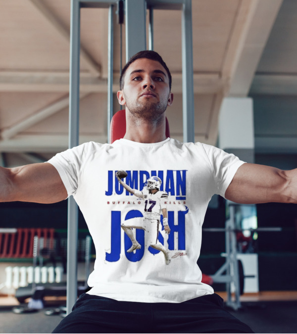 JUMPMAN JOSH BUFFALO BILLS 17 Signature T-Shirt