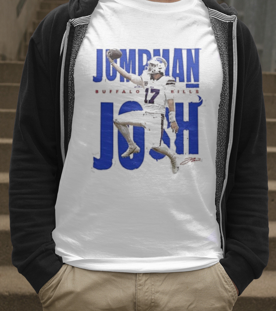 JUMPMAN JOSH BUFFALO BILLS 17 Signature T-Shirt
