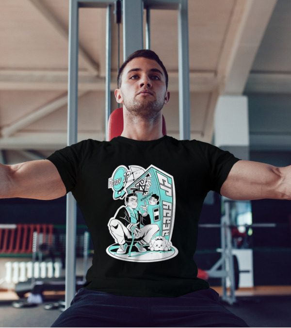 Ready JP Energy Machine Retro Style Oponok T-Shirt