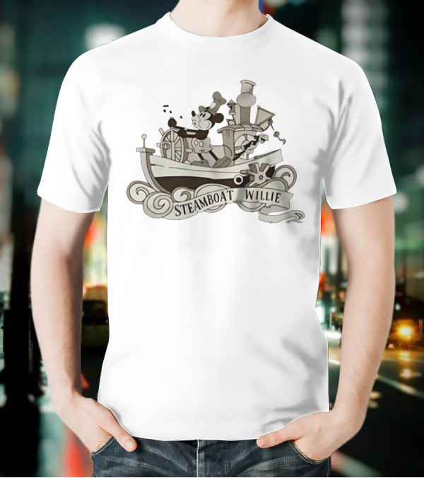 Steamboat Willie Steamboat Willie 1928 Vintage Classic T-Shirt