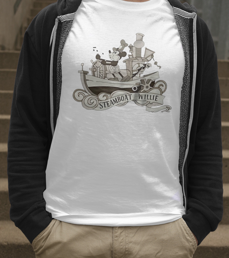 Steamboat Willie Steamboat Willie 1928 Vintage Classic T-Shirt