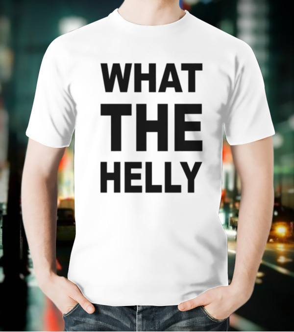 1 800 Wthelly Hotline Humor Statement Phone Graphic T-Shirt