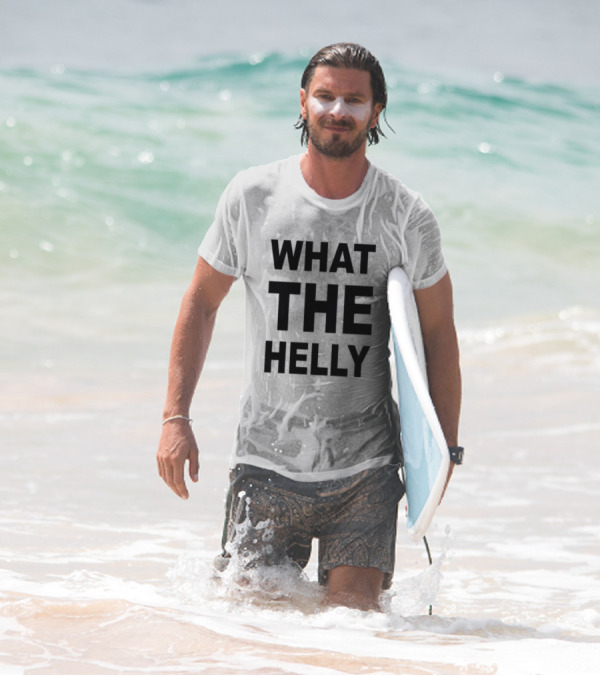 1 800 Wthelly Hotline Humor Statement Phone Graphic T-Shirt