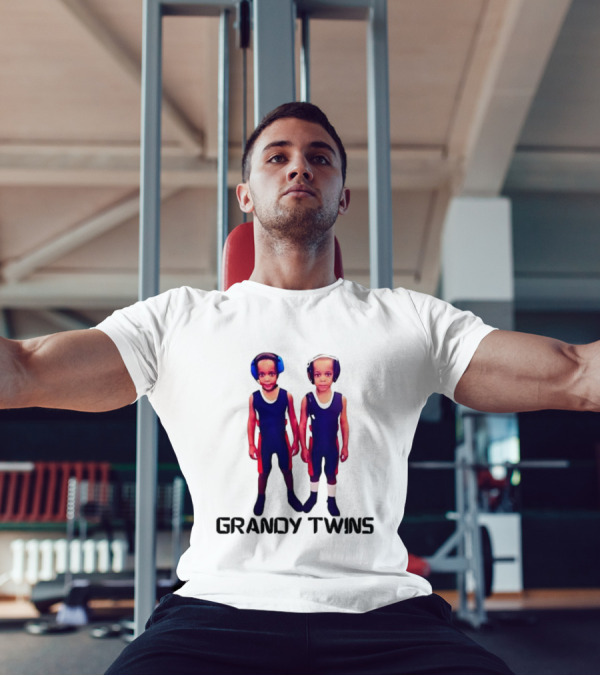 Baby Grandy Twins Wrestlers With Protective Headgear T-Shirt