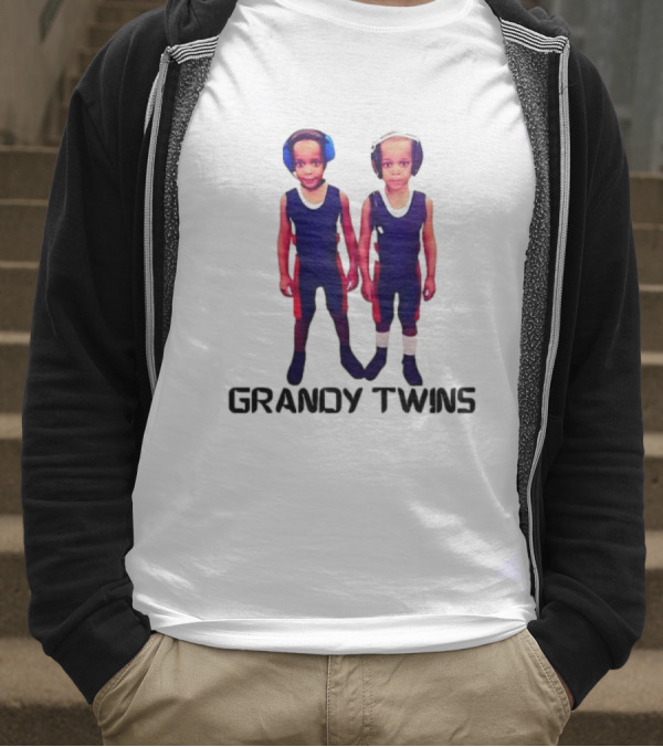 Baby Grandy Twins Wrestlers With Protective Headgear T-Shirt