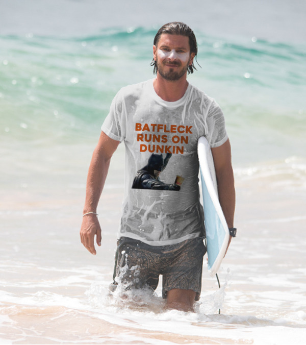 BATFLECK RUNS ON DUNKIN BATMAN COFFEE T-Shirt