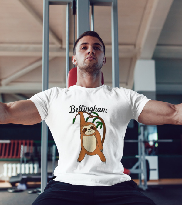 Bellingham Sloth Hanging From Tree Branch T-Shirt