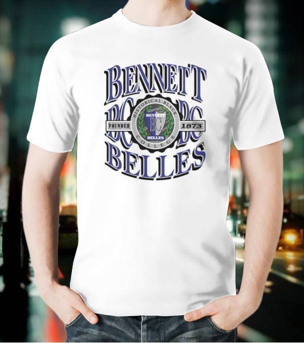 Bennett Belles Historical Black College BC Crest 90s T-Shirt