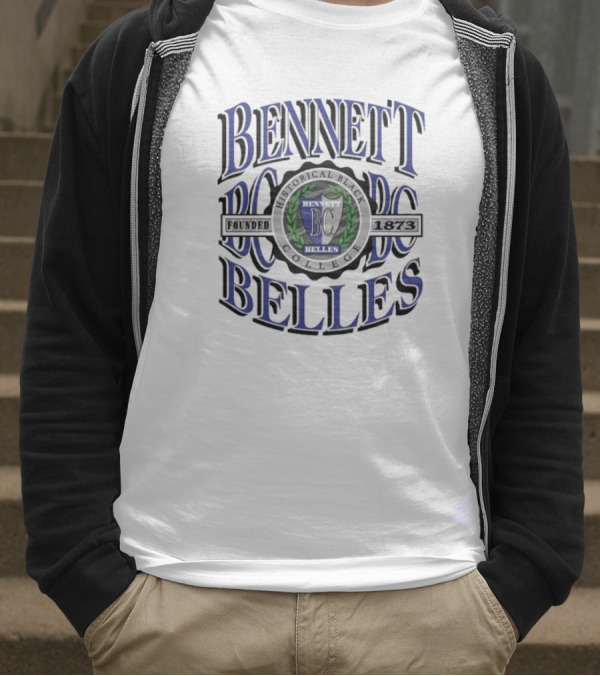 Bennett Belles Historical Black College BC Crest 90s T-Shirt