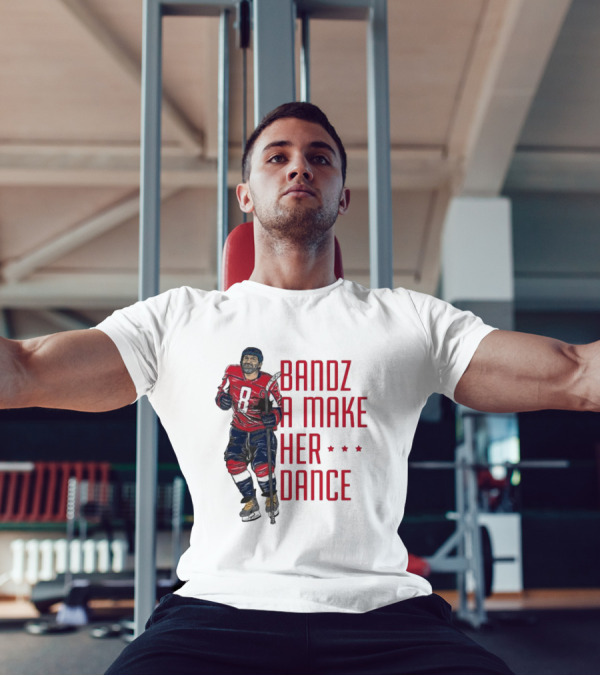 Alexander Ovechkin Bandz A Make Her Dance 8 Hockey Washington Capitals T-Shirt