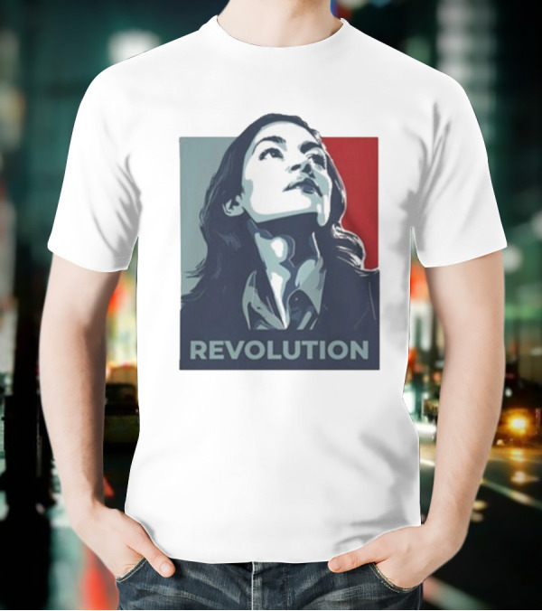 Alexandria Ocasio-Cortez AOC Revolution Inspiration T-Shirt