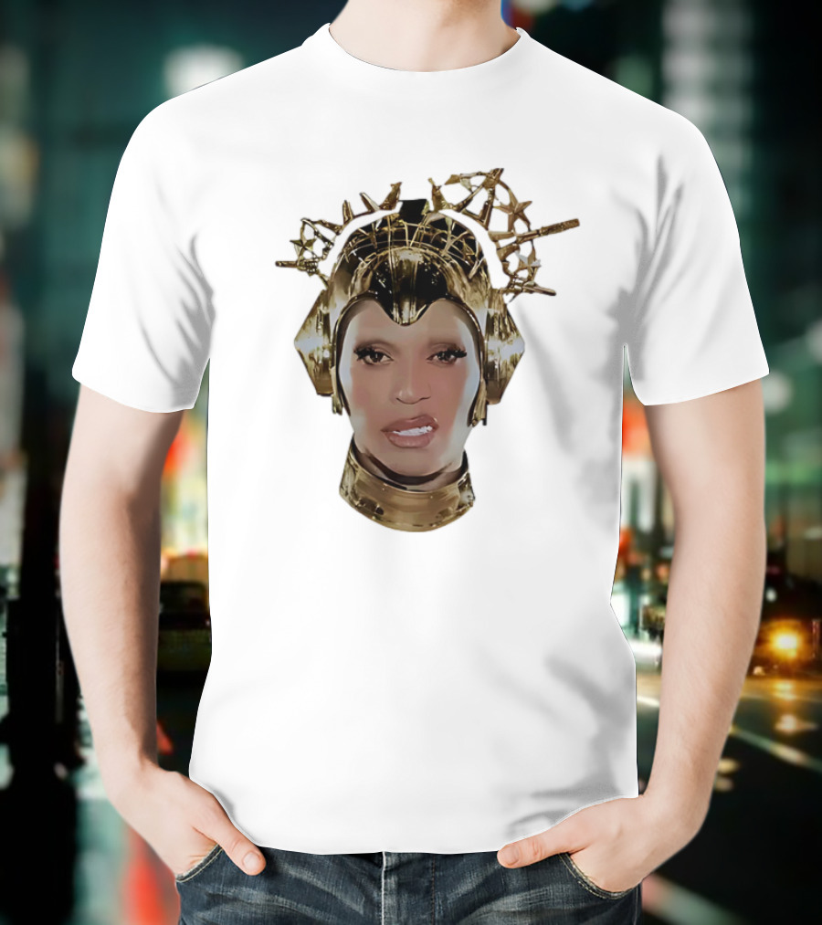 Beyoncé Cowboy Carter Bigface Metallic Headpiece T-Shirt