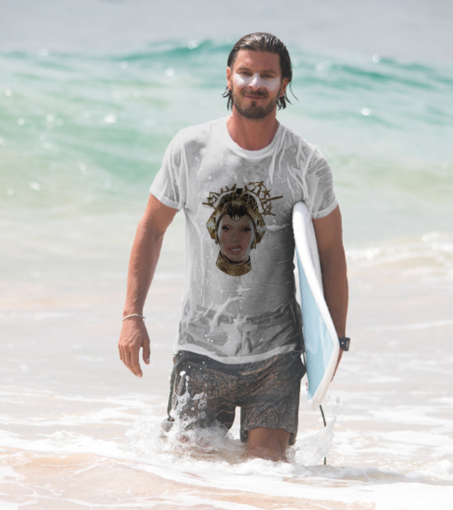 Beyoncé Cowboy Carter Bigface Metallic Headpiece T-Shirt