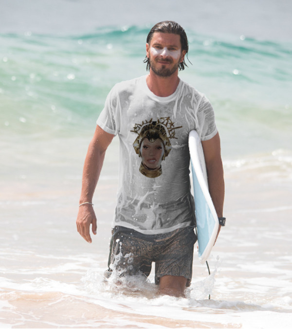 Beyoncé Cowboy Carter Bigface Metallic Headpiece T-Shirt