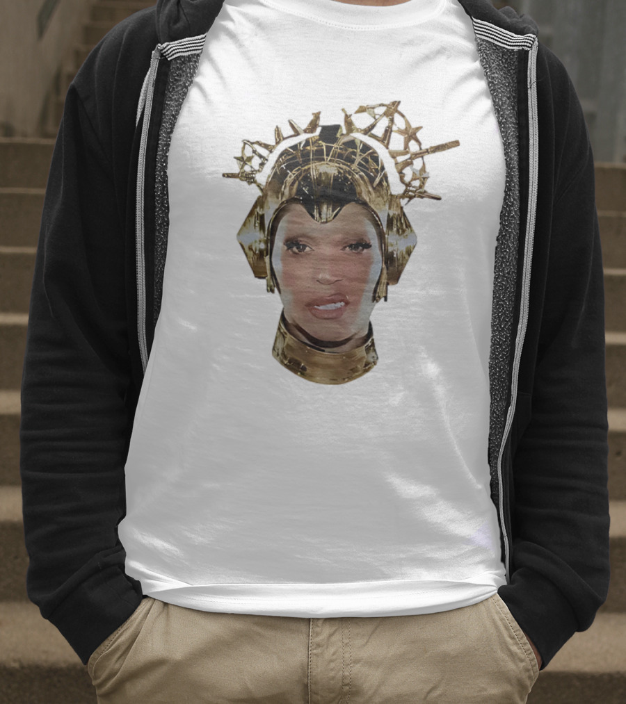 Beyoncé Cowboy Carter Bigface Metallic Headpiece T-Shirt