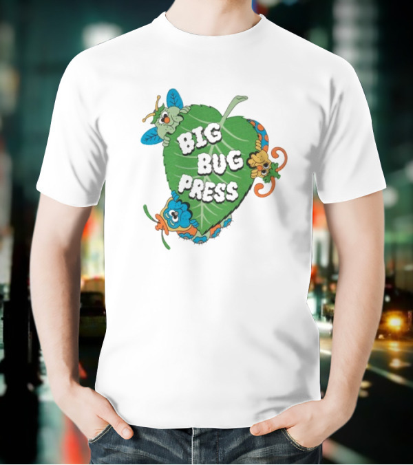 Big Bug Press Leafy Lunchtime Cute Cartoon Characters T-Shirt