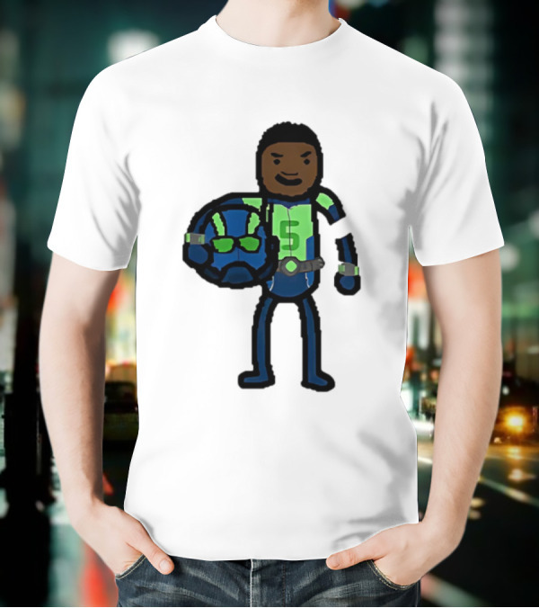 "Anthony Edwards No.5 Cartoon Ant-Man Style Minnesota Timberwolves" T-Shirt