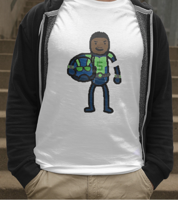 "Anthony Edwards No.5 Cartoon Ant-Man Style Minnesota Timberwolves" T-Shirt
