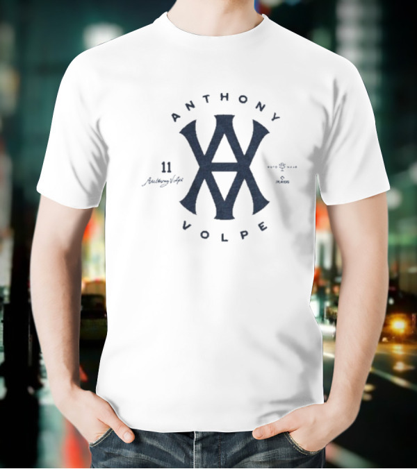 Anthony Volpe AV 11 Signature Icon Symbol Collection T-Shirt