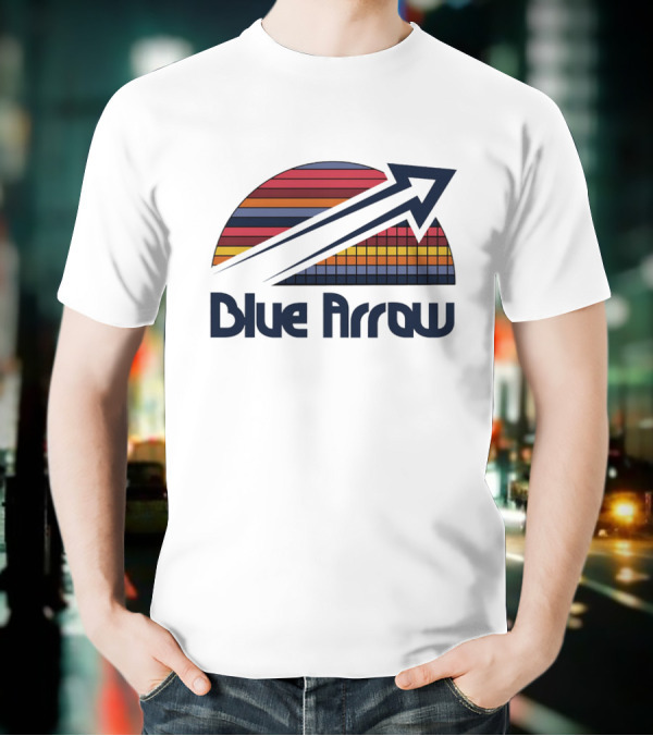 Blue Arrow Denver Nuggets Skyline 2025 T-Shirt