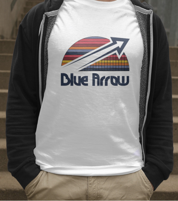 Blue Arrow Denver Nuggets Skyline 2025 T-Shirt