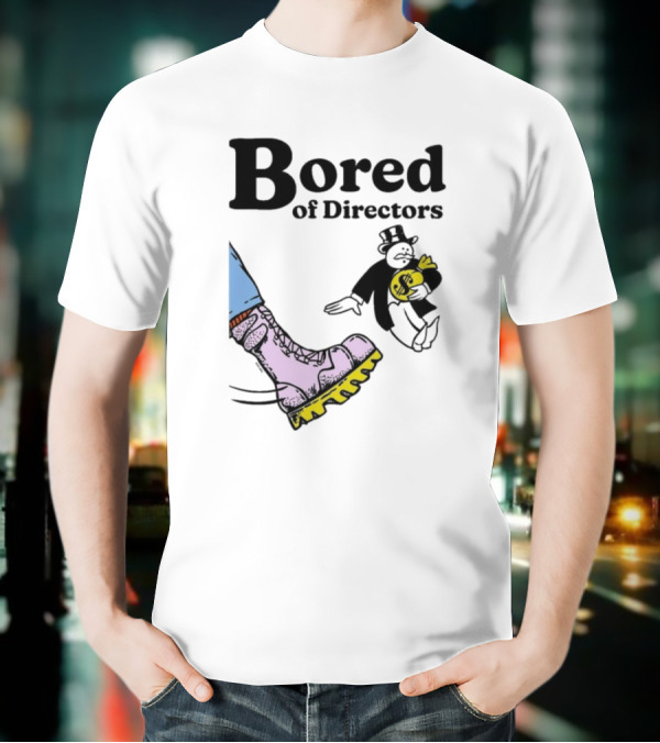 Bored Of Directors Stomp Boot Money Bag T-Shirt