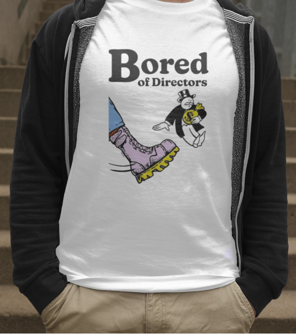 Bored Of Directors Stomp Boot Money Bag T-Shirt
