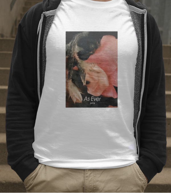 As Ever Jams 02 Pink Floral Close-Up T-Shirt