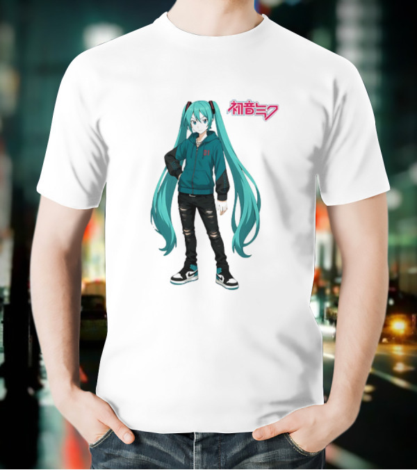 初音ミク Atlanta Miku Character T-Shirt