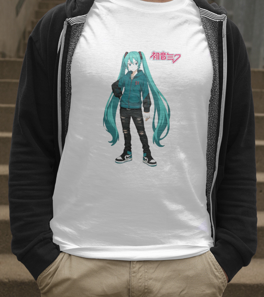 初音ミク Atlanta Miku Character T-Shirt