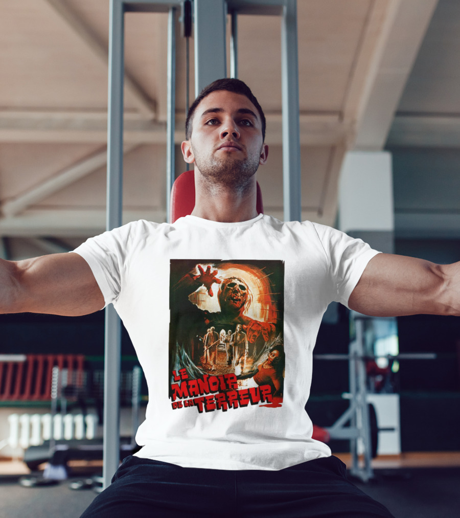 Le Manoir De La Terreur Horror Art T-Shirt