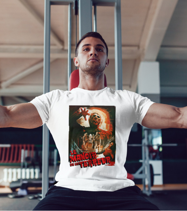 Le Manoir De La Terreur Horror Art T-Shirt
